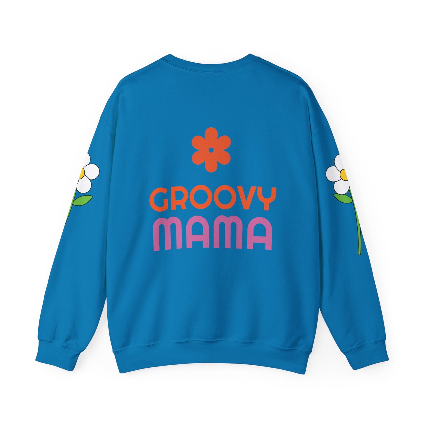 Unisex Groovy Mama Heavy Blend™ Crewneck Sweatshirt