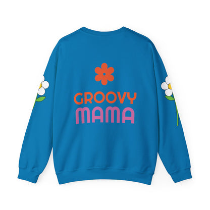 Unisex Groovy Mama Heavy Blend™ Crewneck Sweatshirt