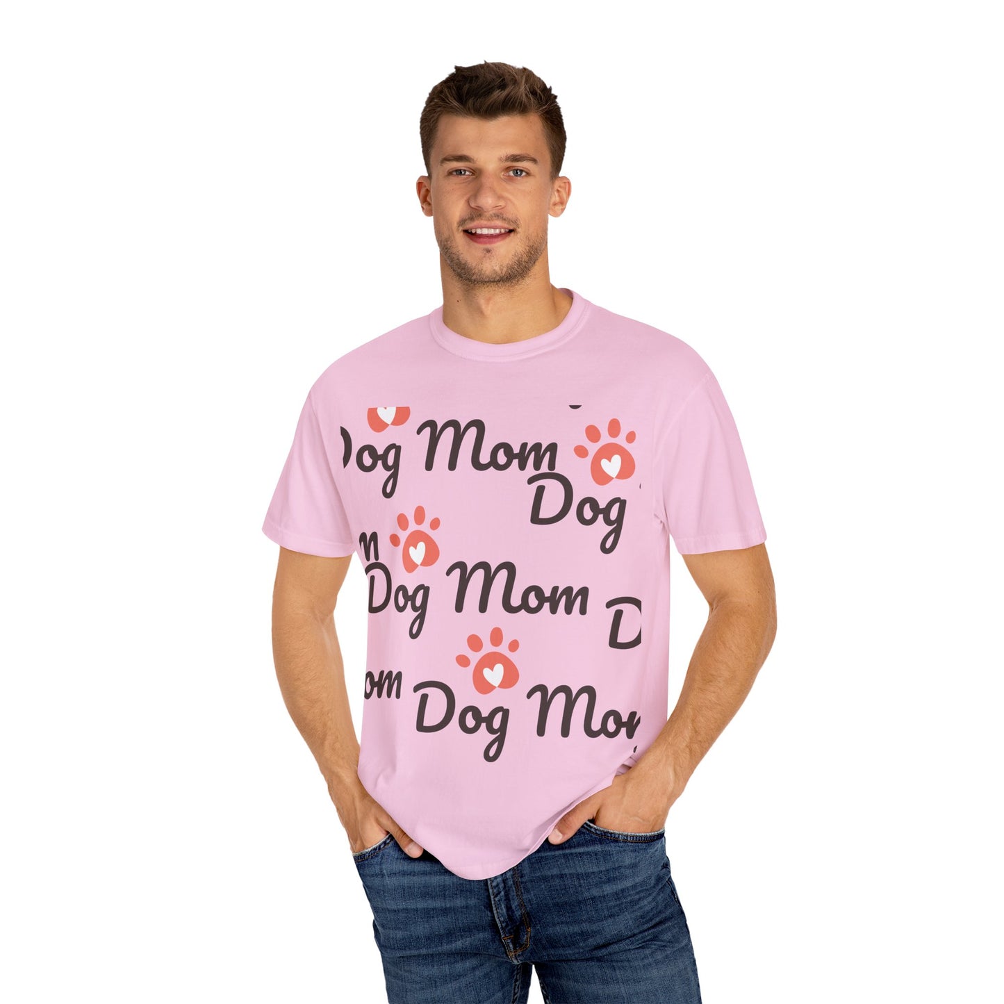 Unisex Dog Mum Garment-Dyed T-shirt