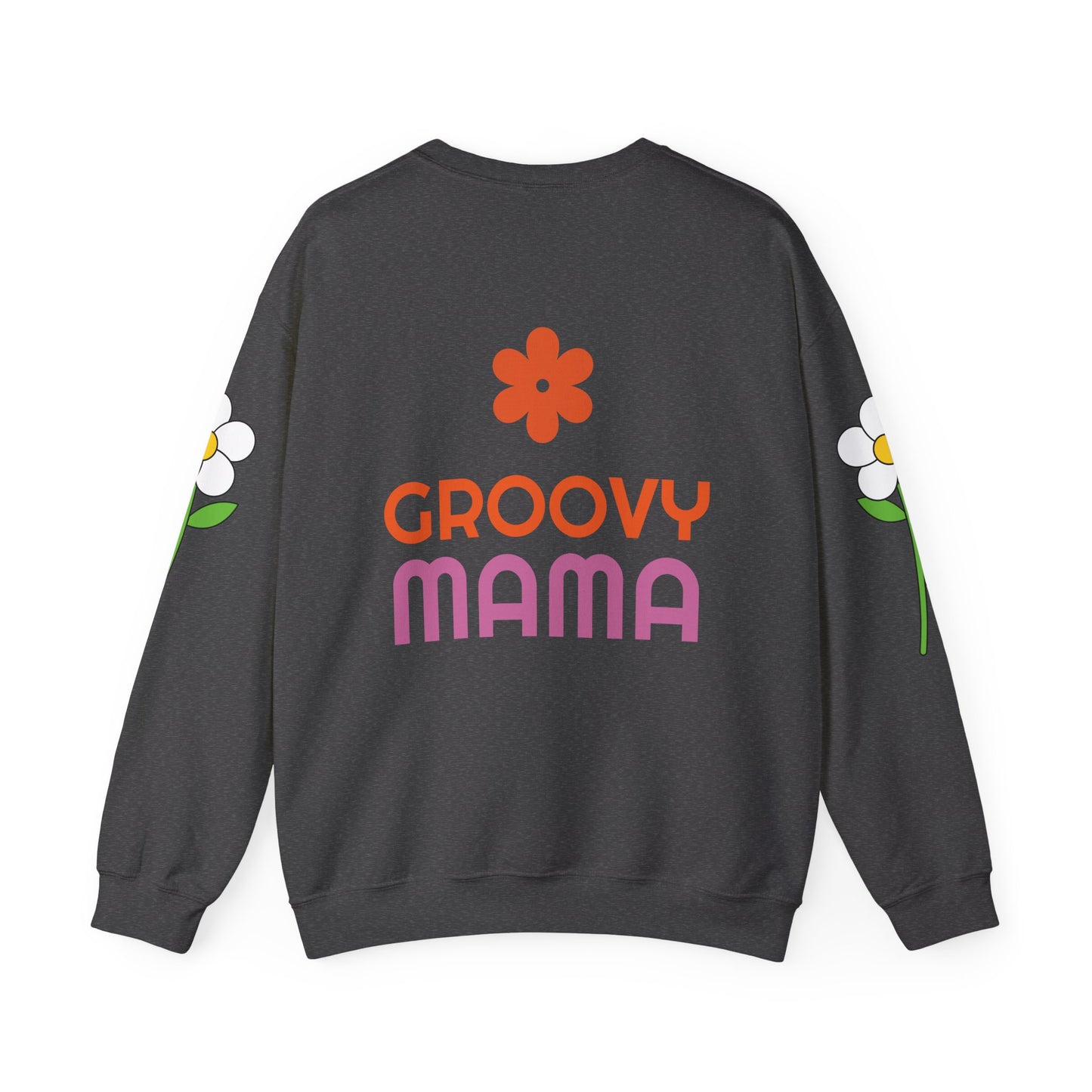 Unisex Groovy Mama Heavy Blend™ Crewneck Sweatshirt