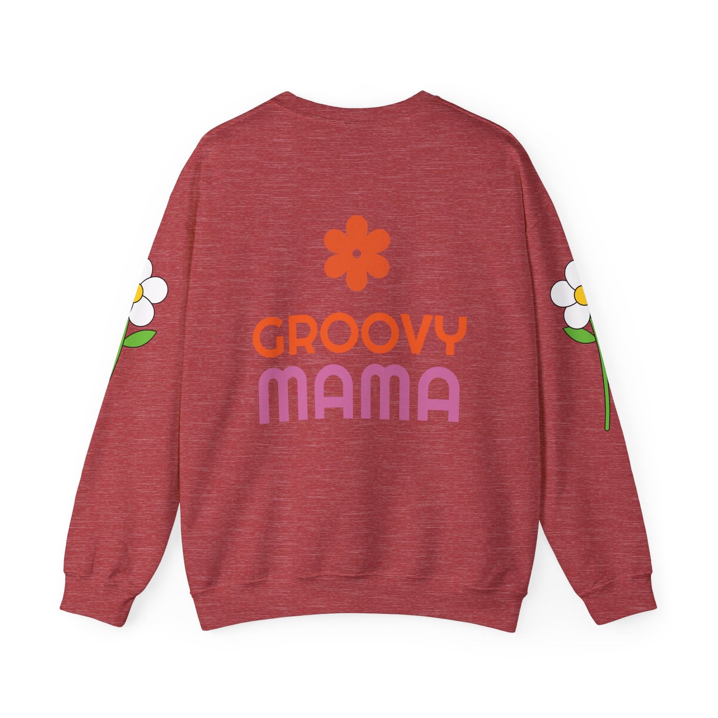 Unisex Groovy Mama Heavy Blend™ Crewneck Sweatshirt