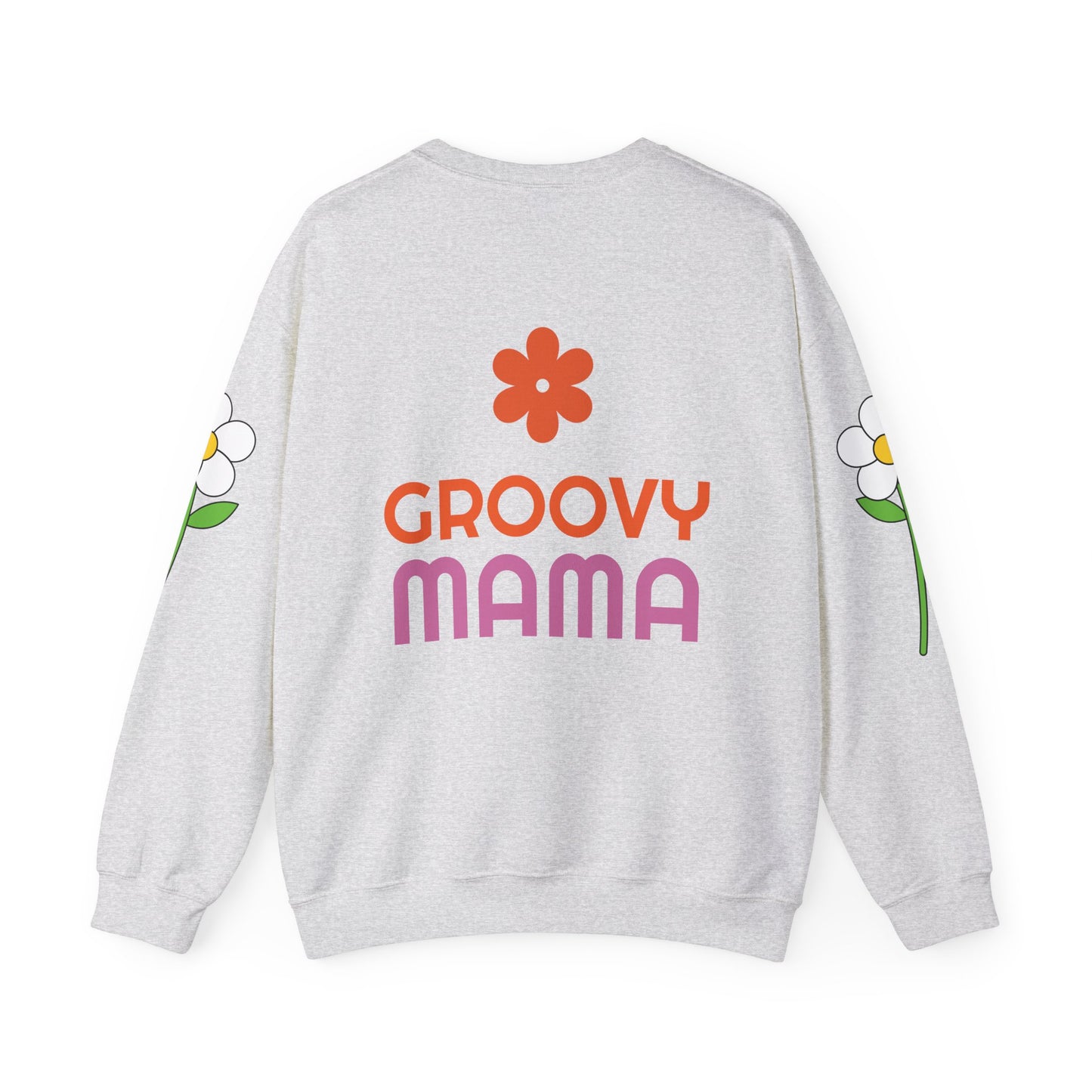 Unisex Groovy Mama Heavy Blend™ Crewneck Sweatshirt