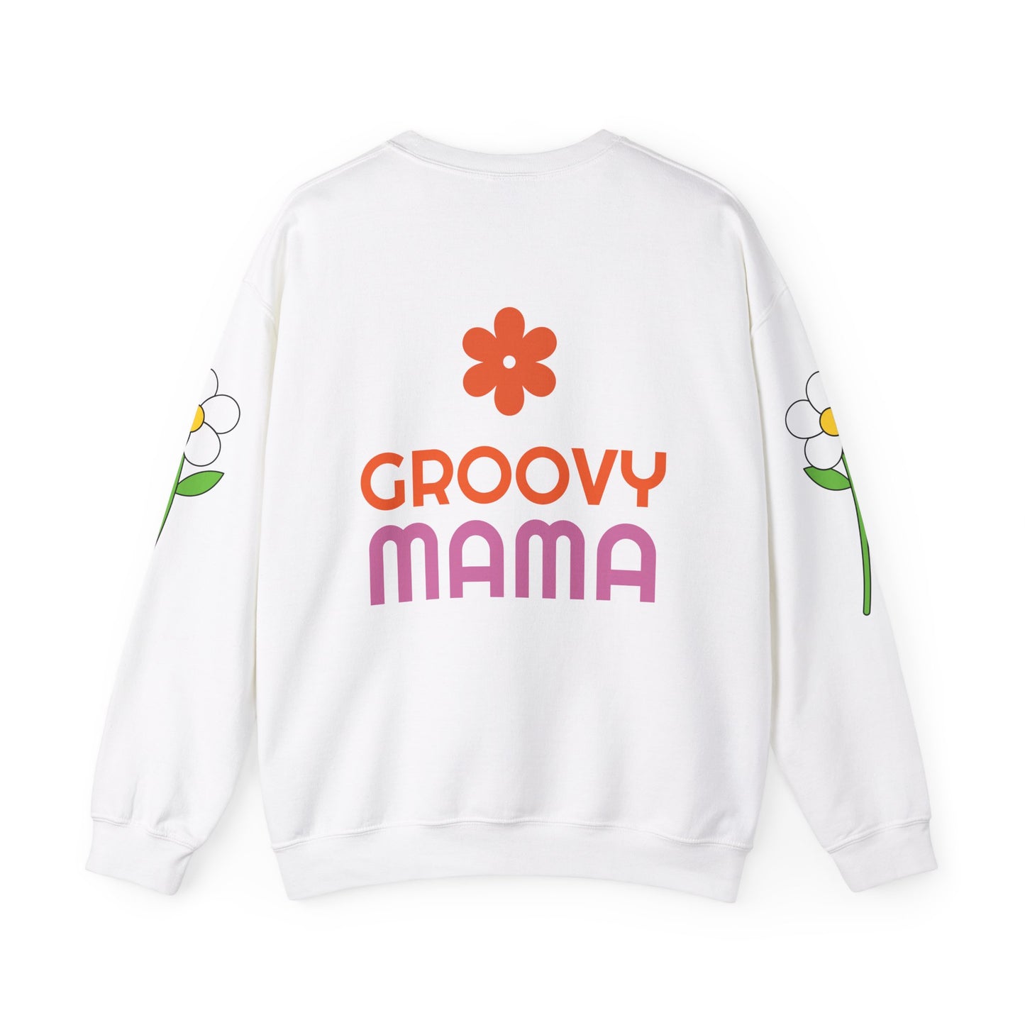 Unisex Groovy Mama Heavy Blend™ Crewneck Sweatshirt