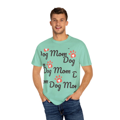 Unisex Dog Mum Garment-Dyed T-shirt