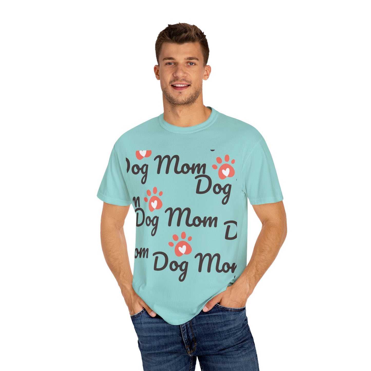 Unisex Dog Mum Garment-Dyed T-shirt