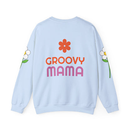 Unisex Groovy Mama Heavy Blend™ Crewneck Sweatshirt