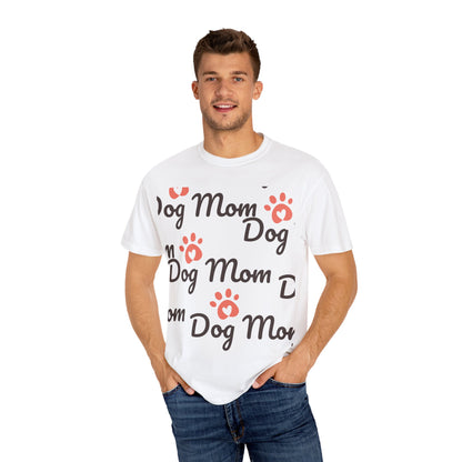 Unisex Dog Mum Garment-Dyed T-shirt