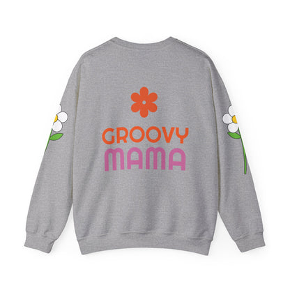 Unisex Groovy Mama Heavy Blend™ Crewneck Sweatshirt