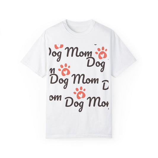 Unisex Dog Mum Garment-Dyed T-shirt