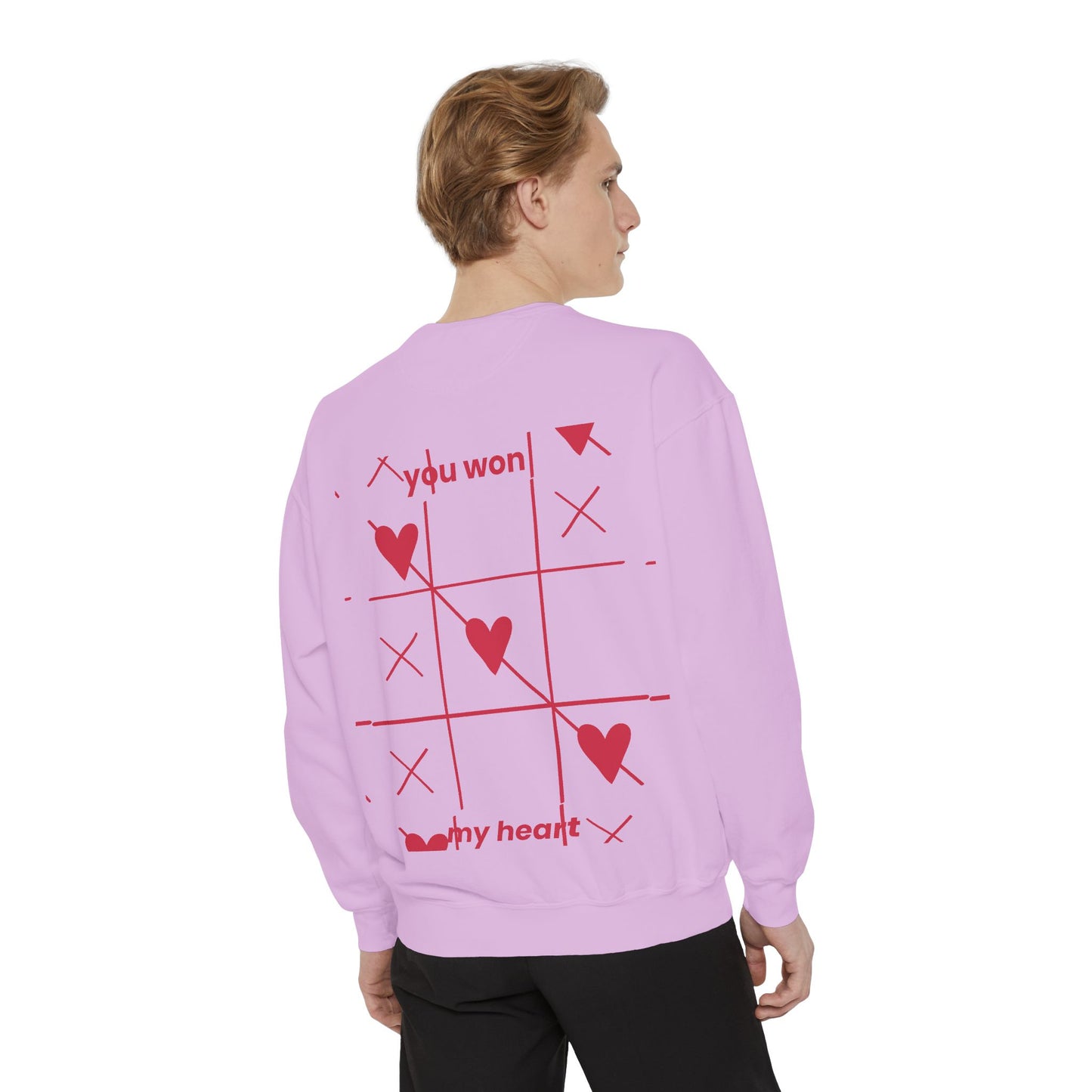 Unisex You won My heart Garment-Dyed Sweatshirt