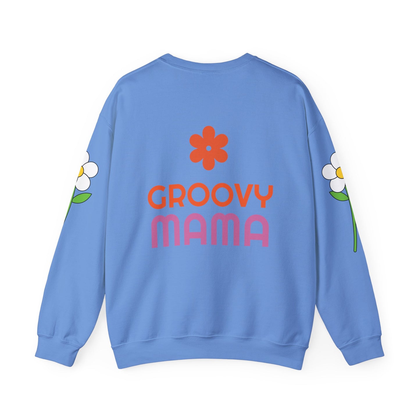 Unisex Groovy Mama Heavy Blend™ Crewneck Sweatshirt