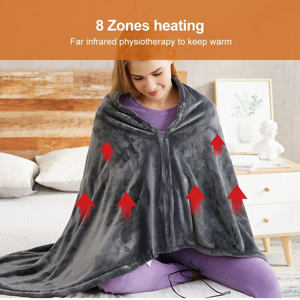 SnuggleZone USB Heated Shawl blanket