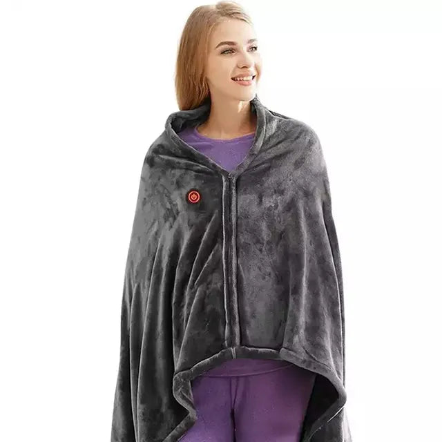 SnuggleZone USB Heated Shawl blanket